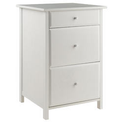Winsome Wood Winsome Delta File Cabinet White Home Office
