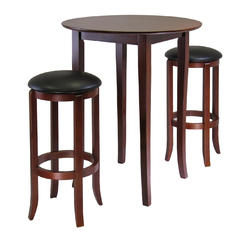 Winsome Wood Fiona Round 3-Pc High/Pub Table Set