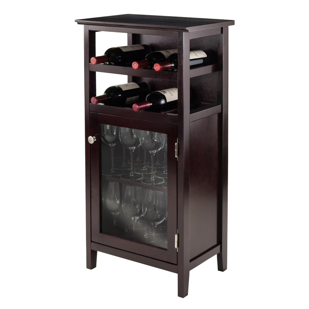 Winsome Wood Alta Wine Cabinet