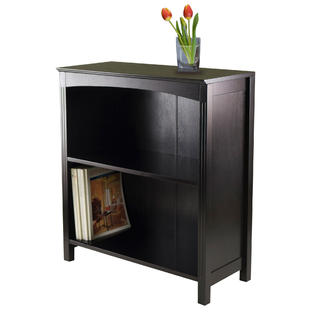 Winsome Wood Terrace Storage Shelf 3 Tier 26 Wide In Espresso