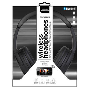 Targus TA-44HP-BT-BLK-KM Wireless Bluetooth Headphones - Black