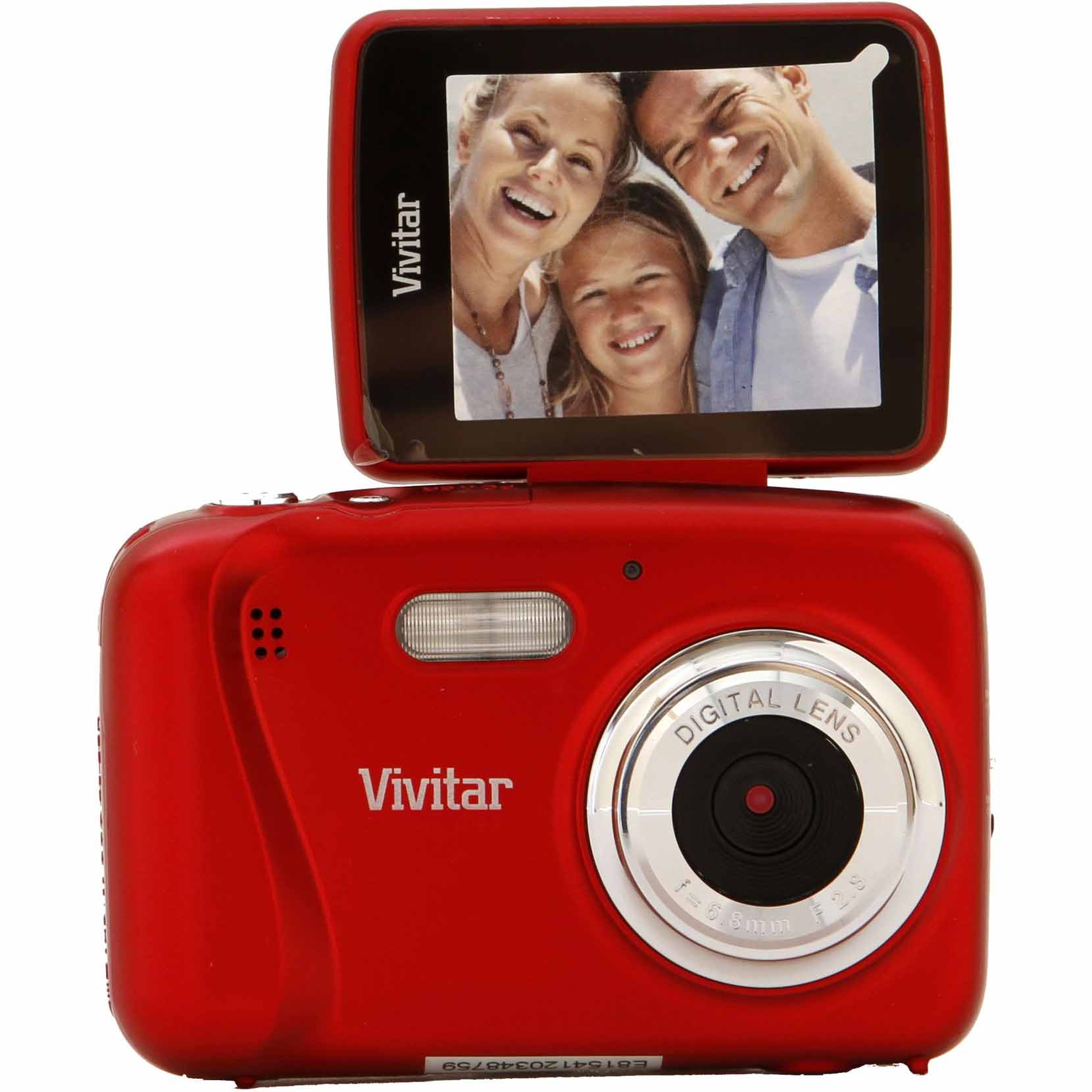 Vivitar VS124-RED-WM 16.1-Megapixel ViviCam ItwistS124 Digital Camera - Red Vivitar VS124-RED-WM 16.1-Megapixel ViviCam ItwistS124 Digital Camera - Red