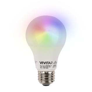 Vivitar Wi-Fi Smart Multi-Color LED Bulb - 450 Lumens