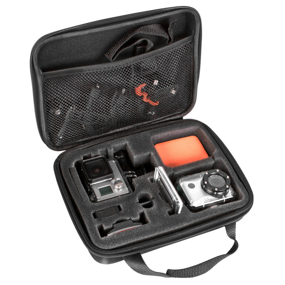 Vivitar VIV-GC-200-BLK-KM Medium Hard Shell Action Camera Case - Black