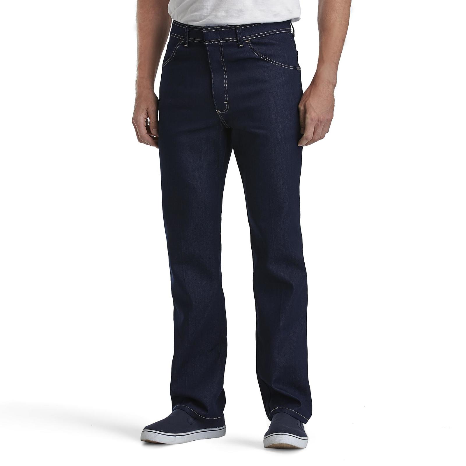 Basic Editions Men's Comfort Action Jeans - Regular Fit