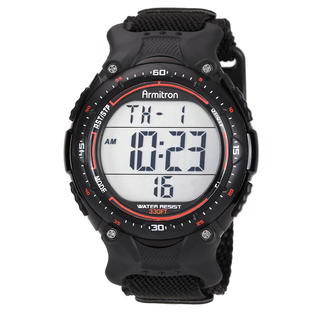digital watch with chain strap