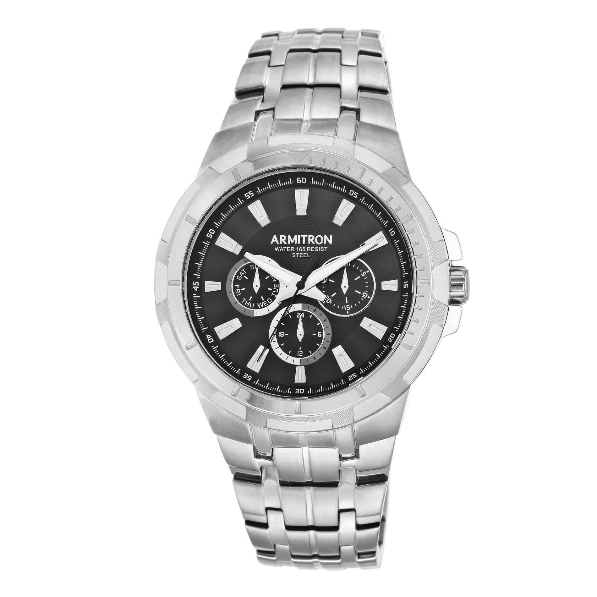 armitron silver watch