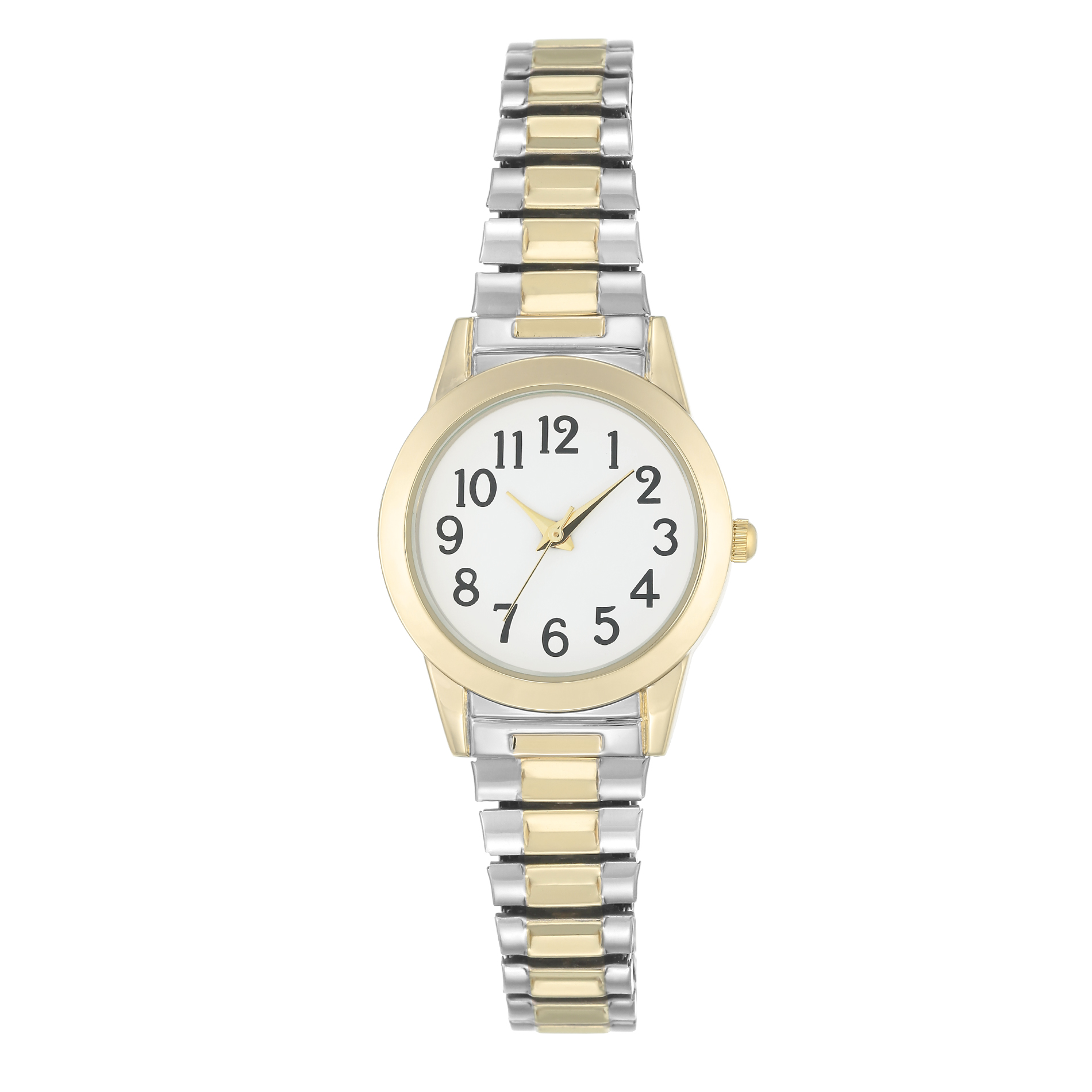 Two Tone Analog Expansion Watch