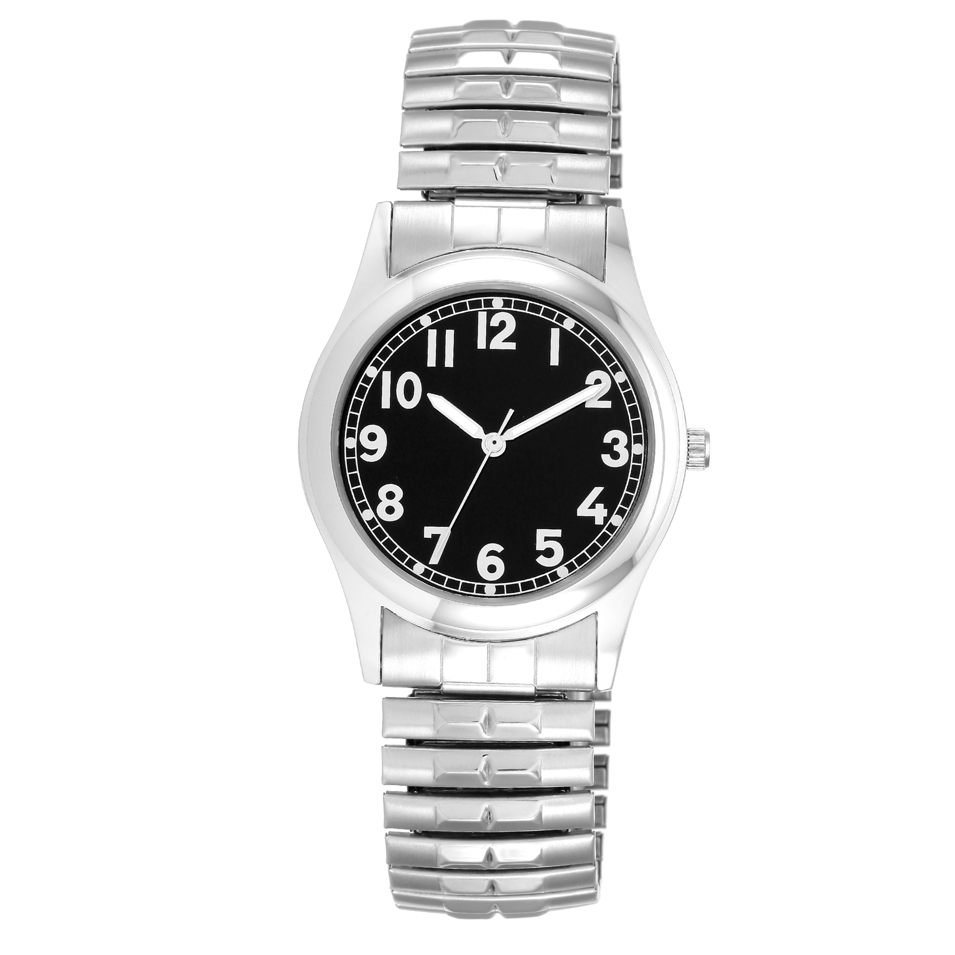 Silver Tone Analog Expansion Watch