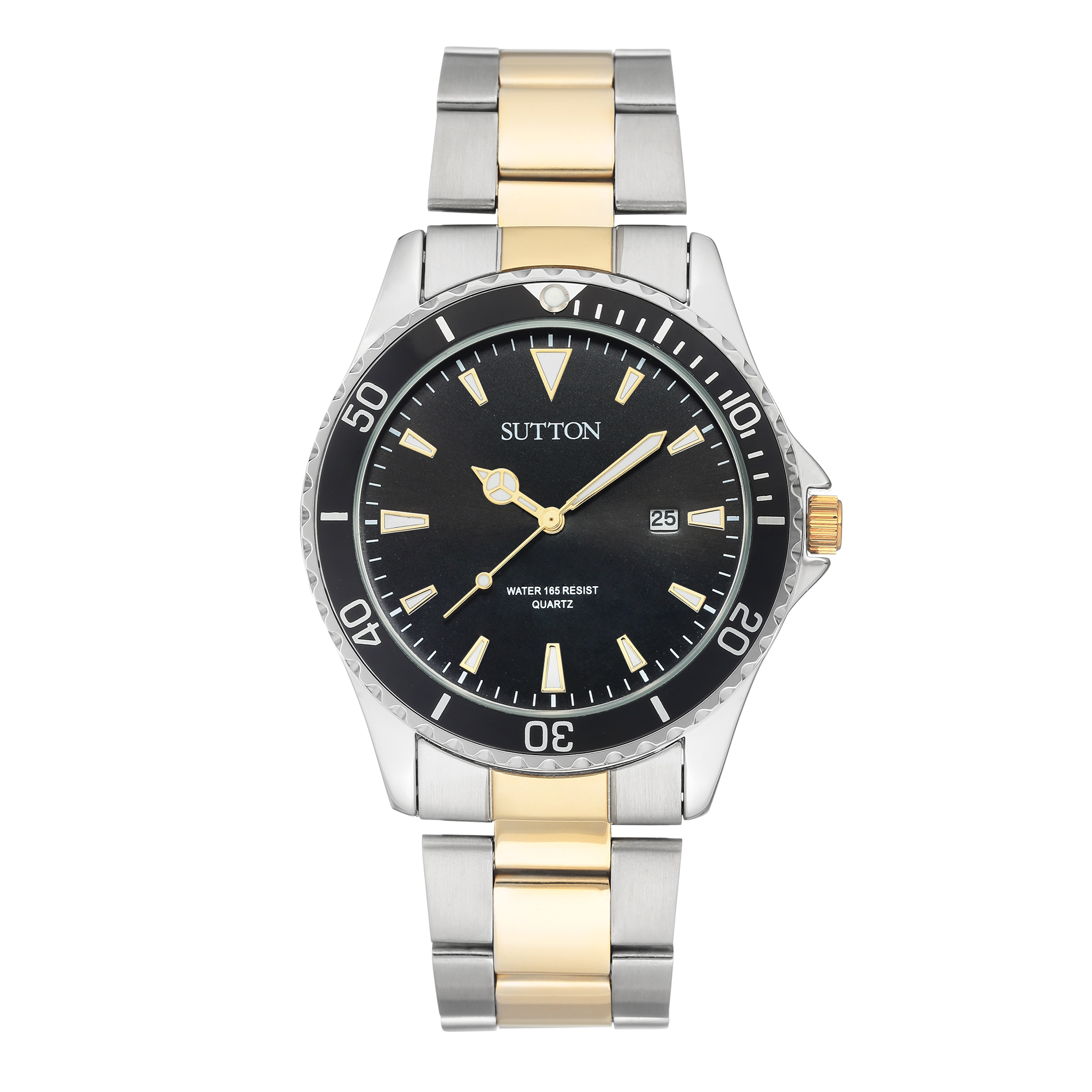 Armitron Sutton By  Men's Two Tone Bracelet Watch