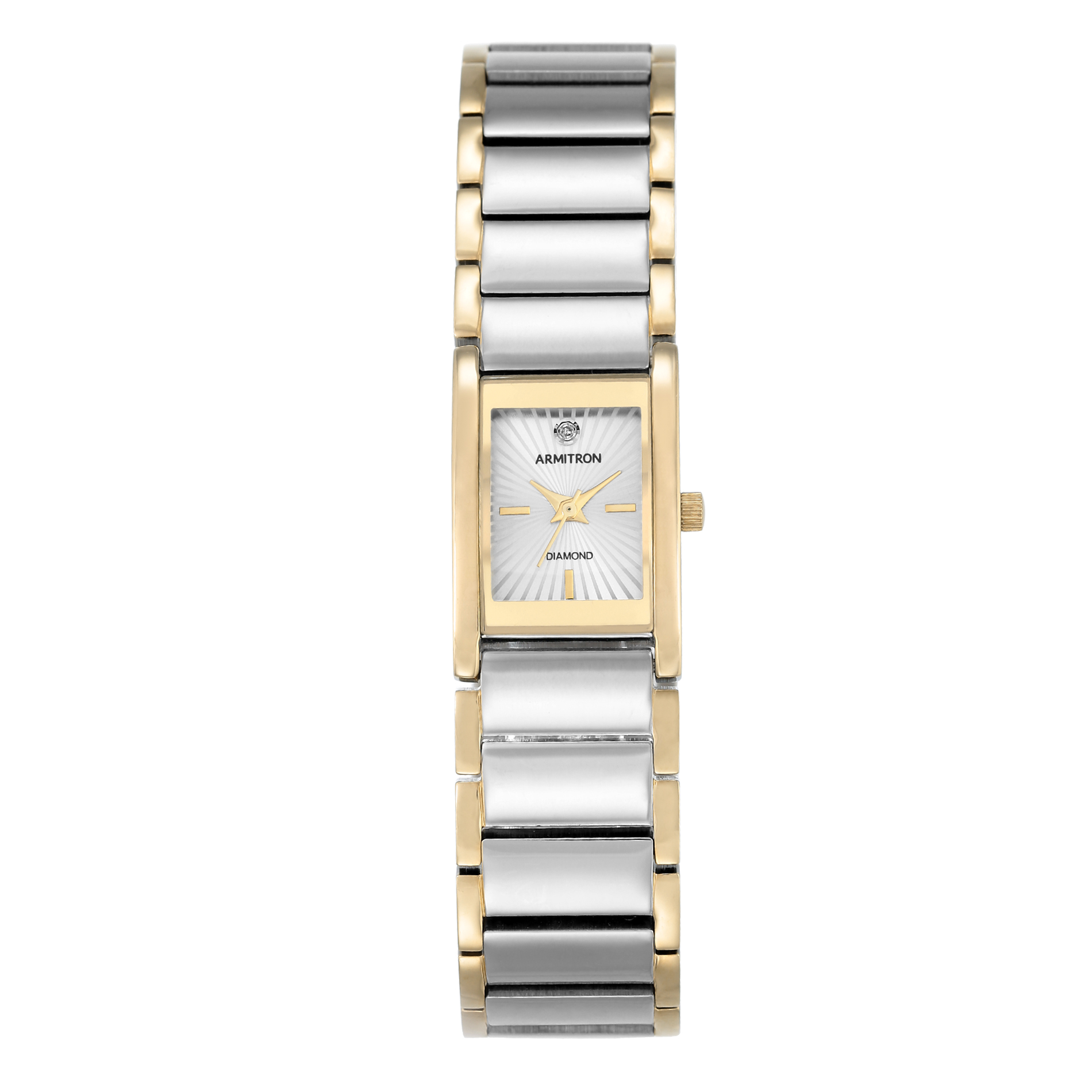 armitron two tone watch