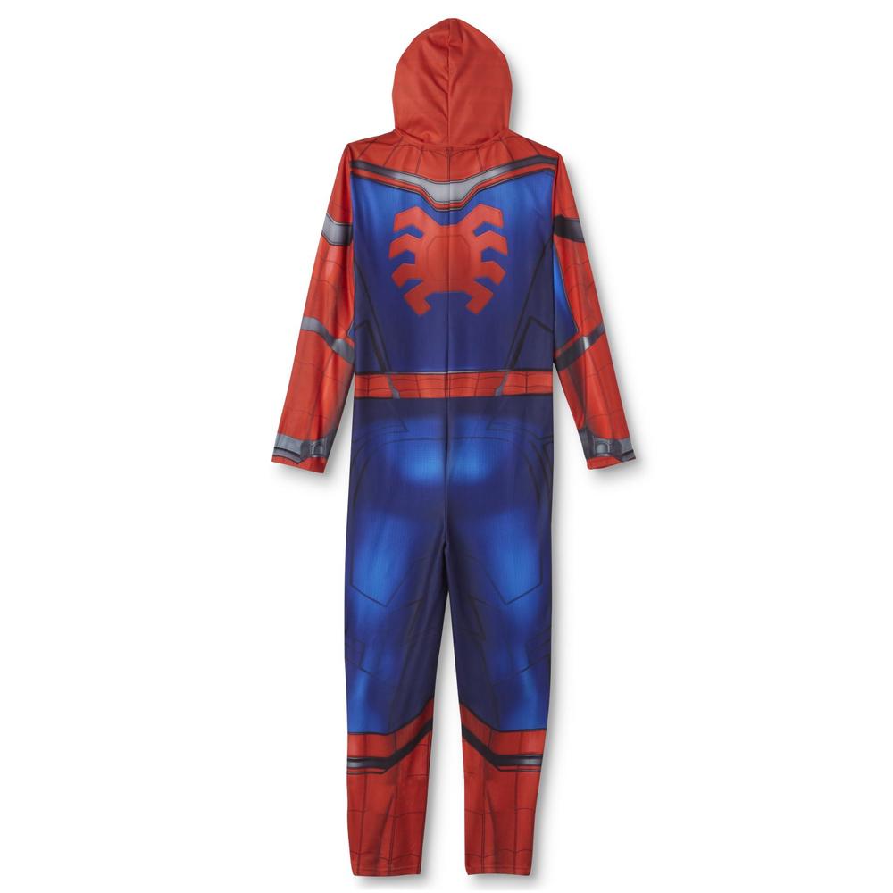 Spider-Man Men's One-Piece Fleece Pajamas