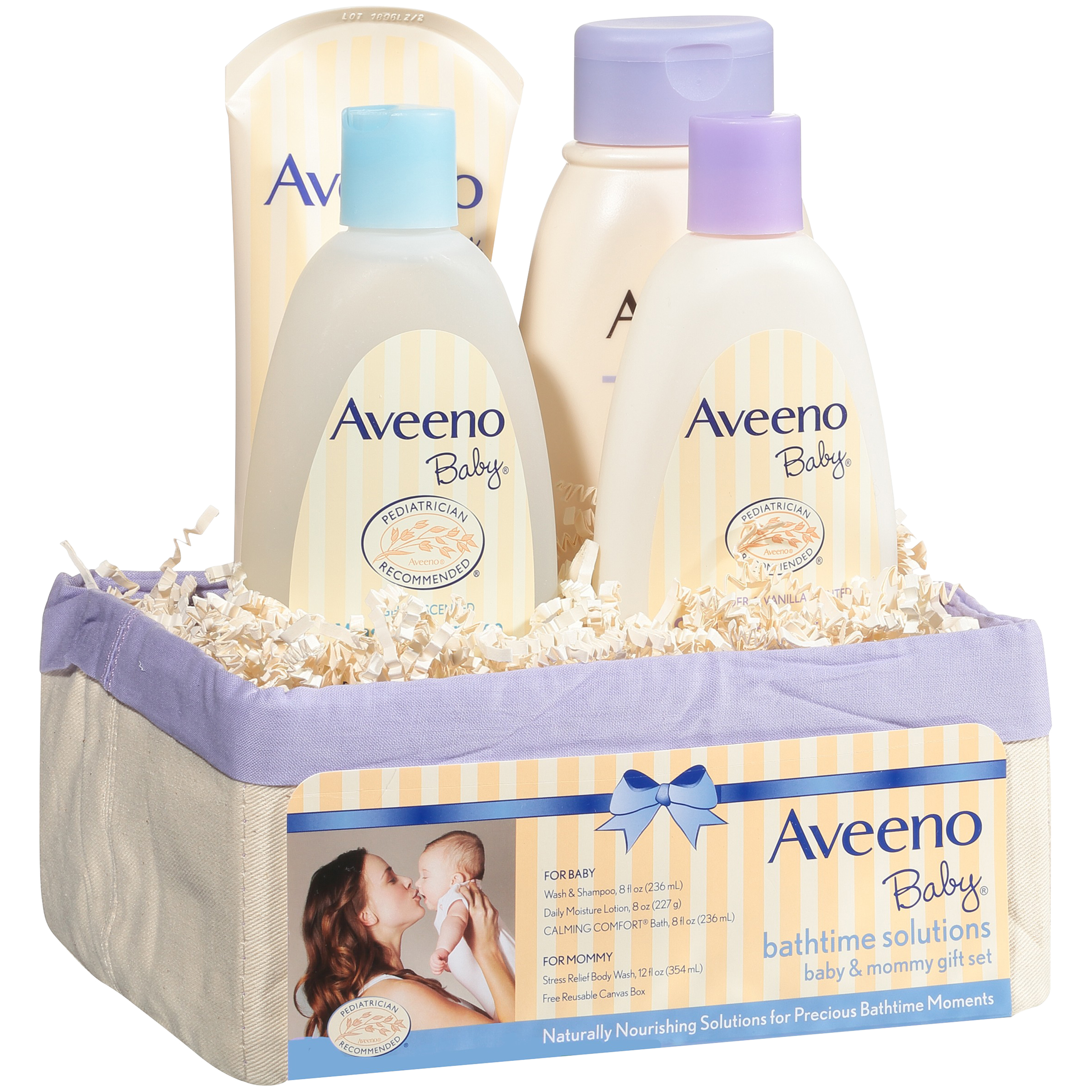 Aveeno  Baby Daily Bathtime Solutions Gift Set, 4 items