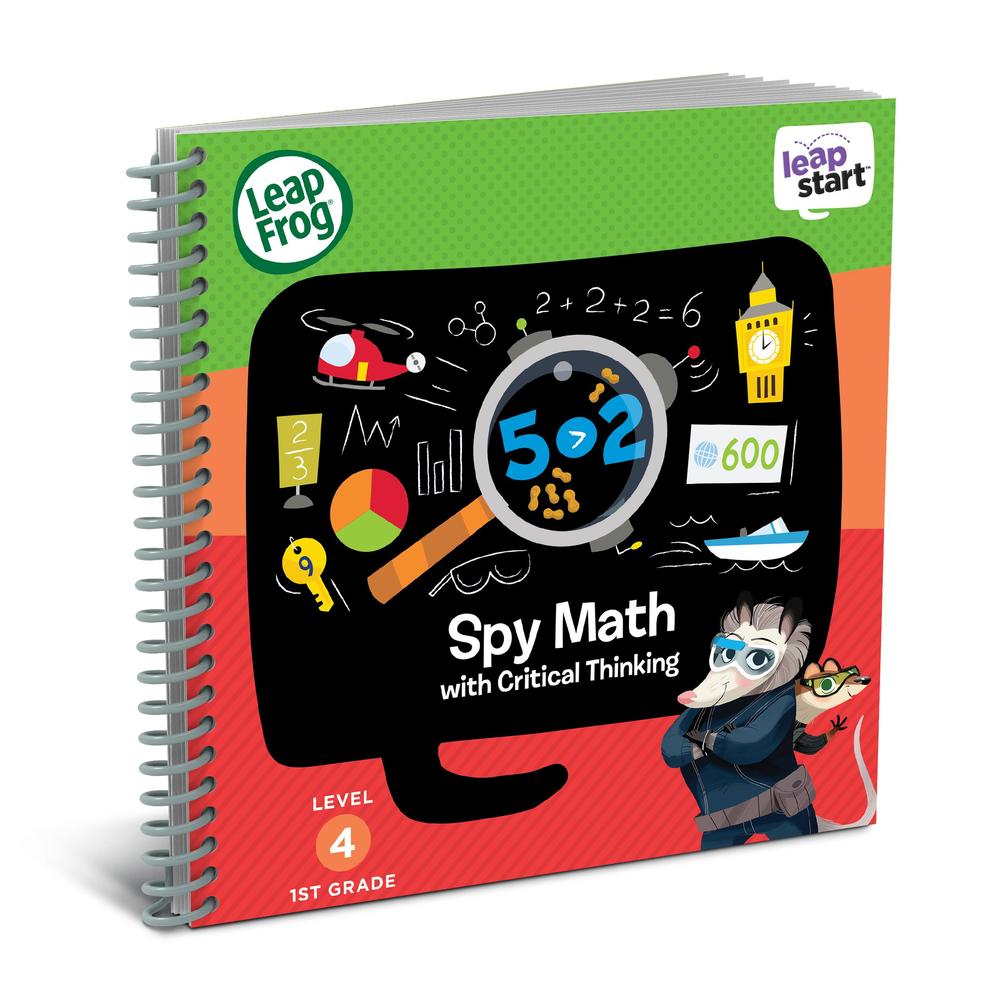 LeapFrog LeapStart 1st Grade Activity Book: Spy Math and Critical Thinking