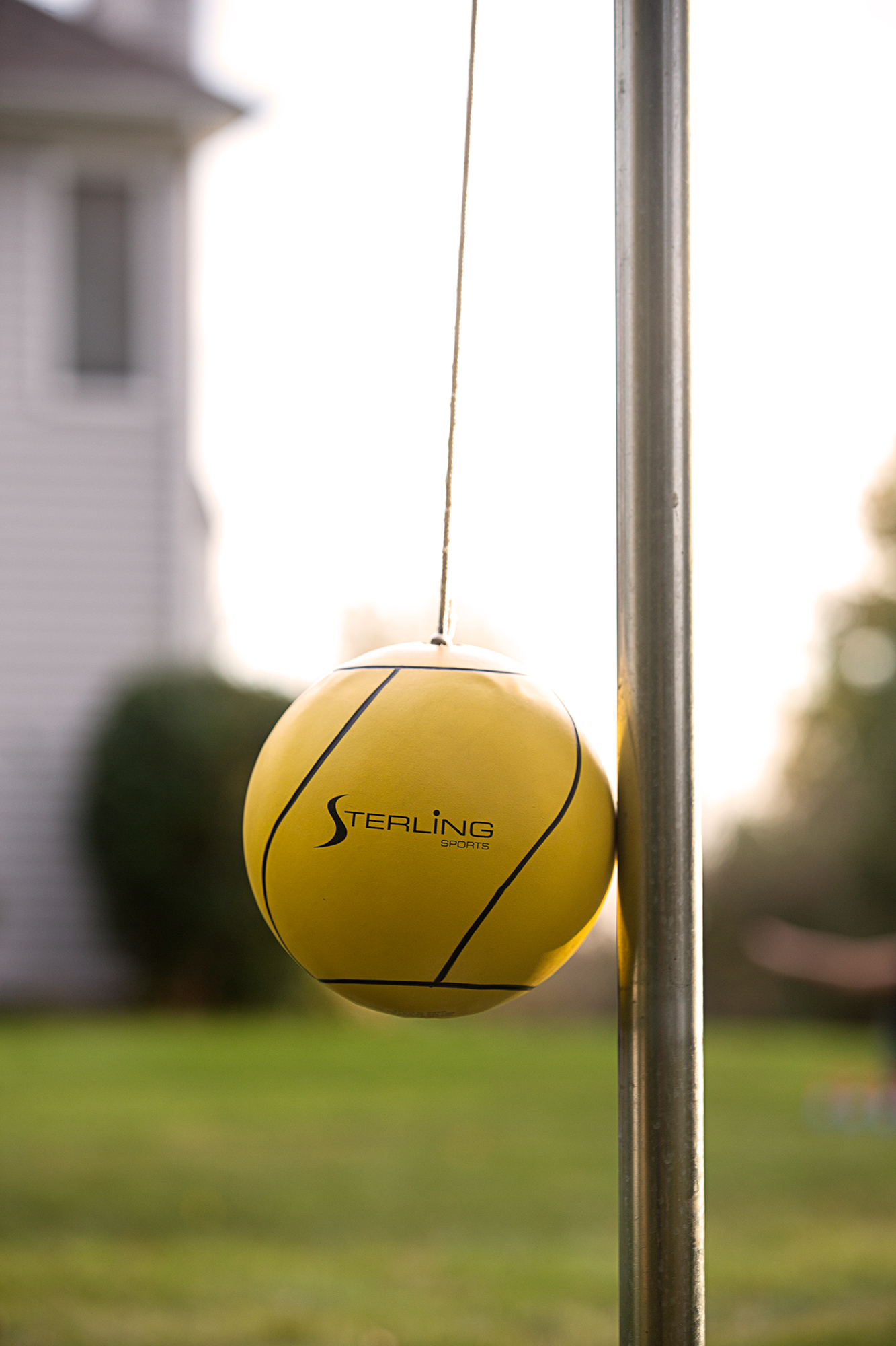 Sterling Sports Compact Tetherball Set for Outdoor Backyard with Ball