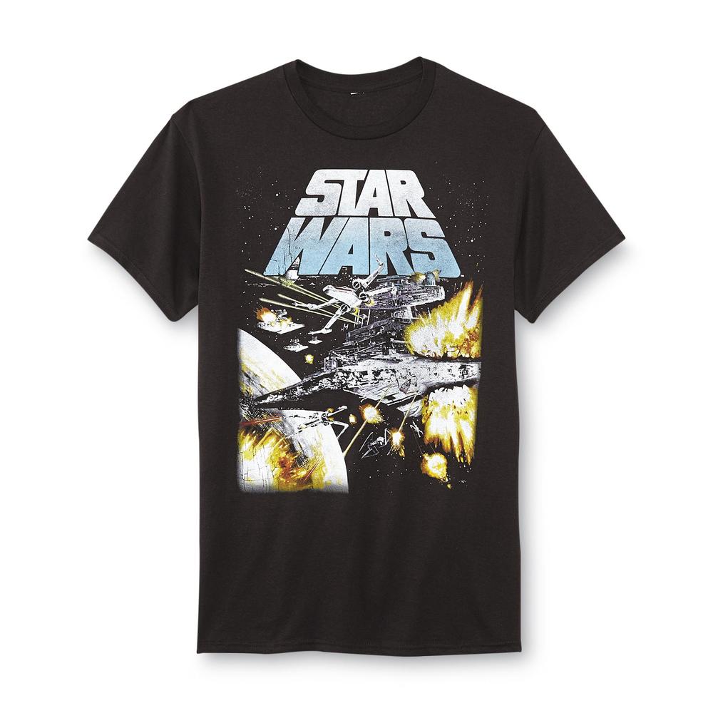 Star Wars Young Men's T-Shirt - Space Battle
