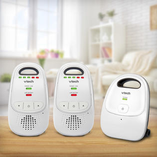 VTech Safe&Sound DM112-2 Parent Digital Audio Baby Monitor ...
