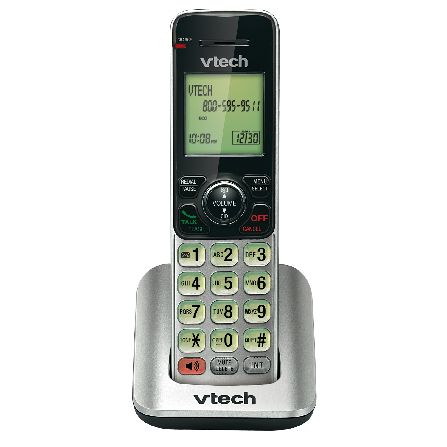 VTech CS6609 Accessory handset for  CS6619, CS6629, or CS6649 Silver