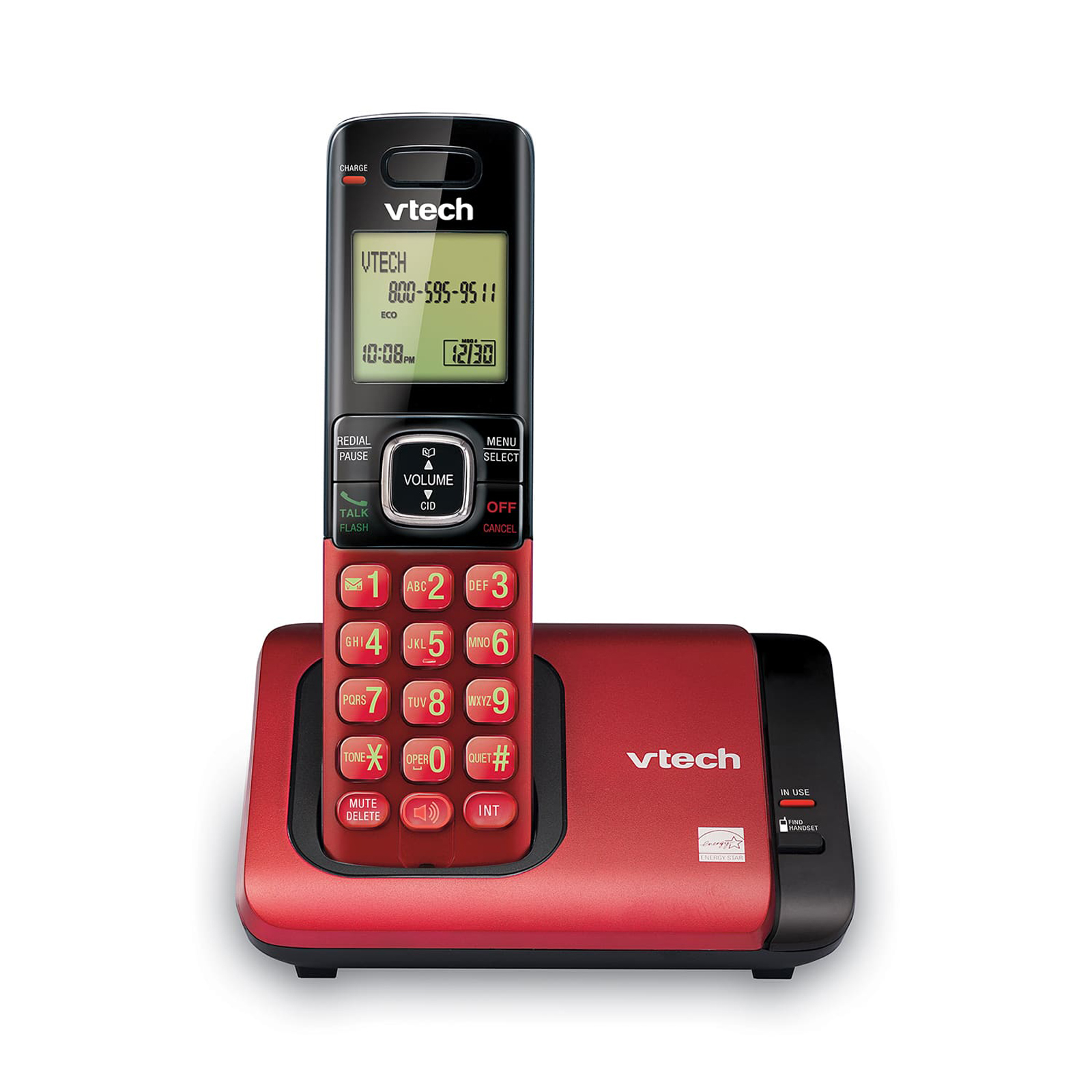 VTech CS6719 Cordless Phone with Caller ID/Call Waiting - Red VTech CS6719 Cordless Phone with Caller ID/Call Waiting - Red