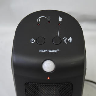 Heat Wave EB58674 Motion Sensing Ceramic Heater - Black