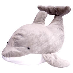 Wild Republic Jumbo Dolphin Plush, Giant Stuffed Animal, Plush Toy, Gifts For Kids, 30 Inches