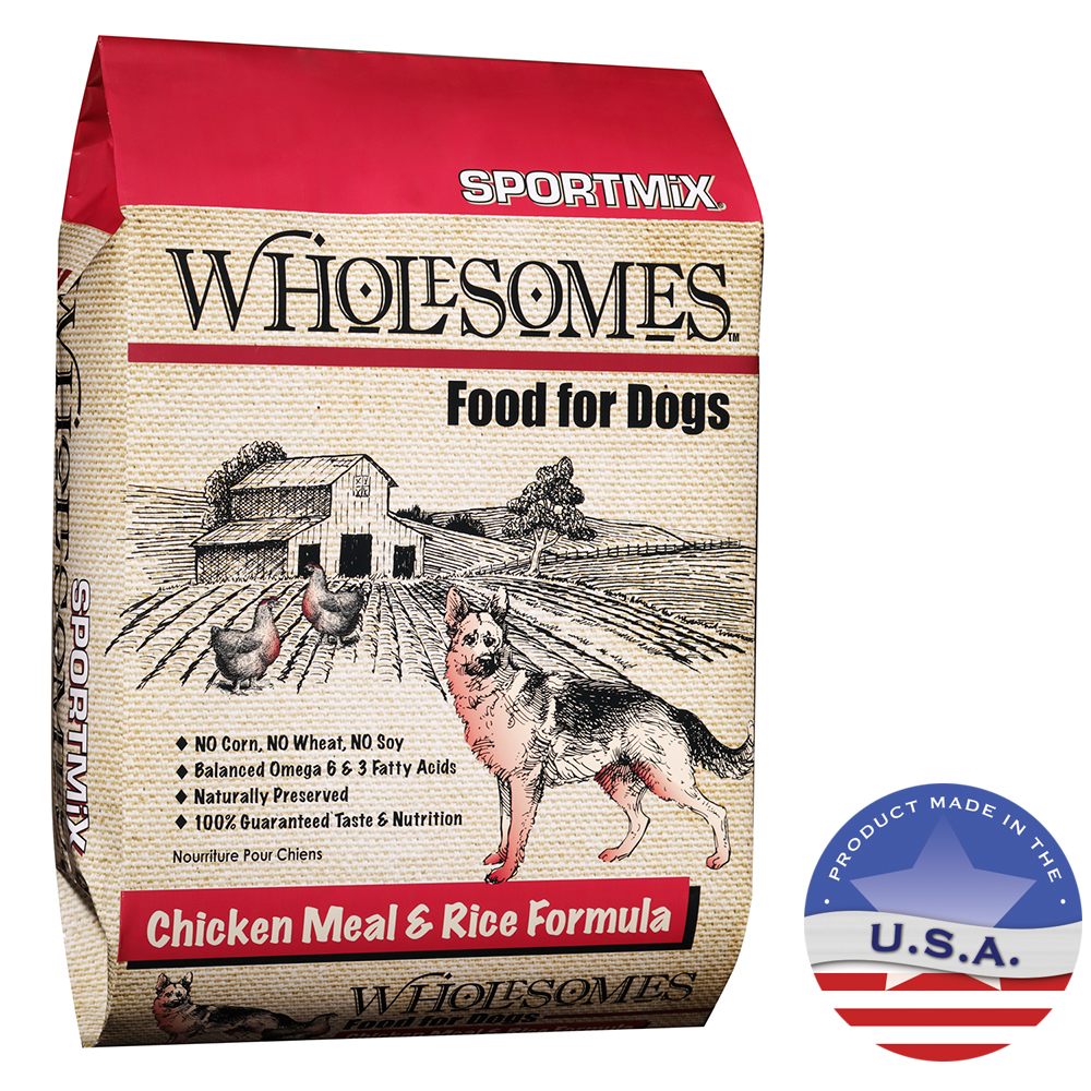 SPORTMiX Wholesomes Chicken & Rice Adult, 40 Pounds