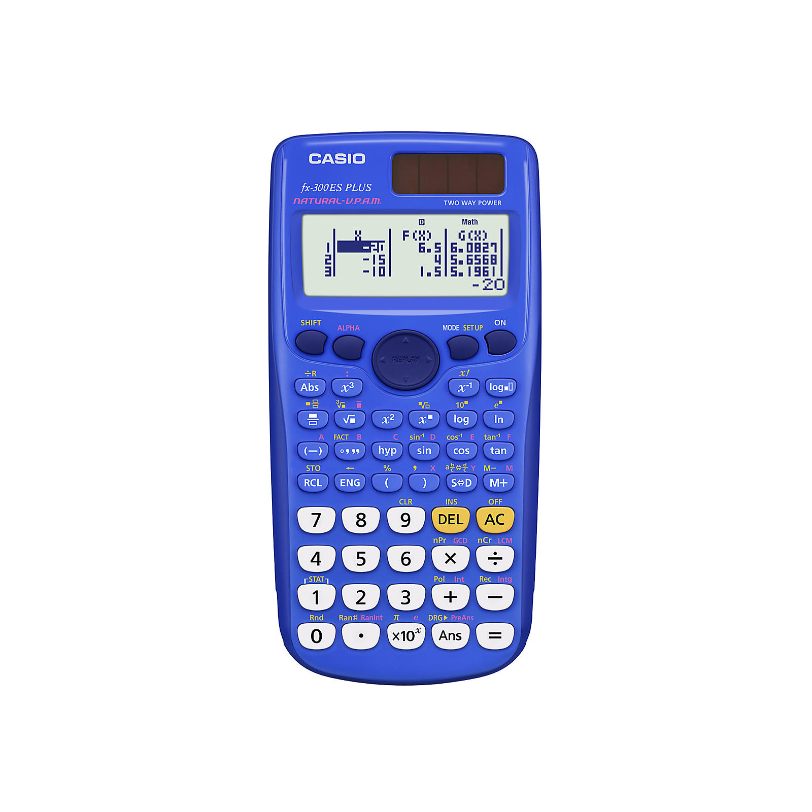 Casio FX300ESPLUSBU FX&#8209;300ES Plus Scientific Calculator &#8209; Blue