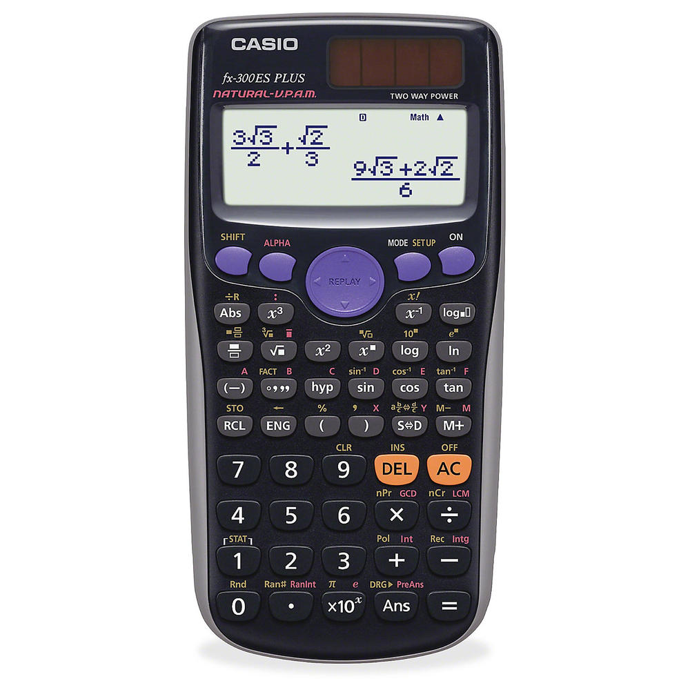 Casio FX300ES FX&#8209;300ES Plus Scientific Calculator - Black