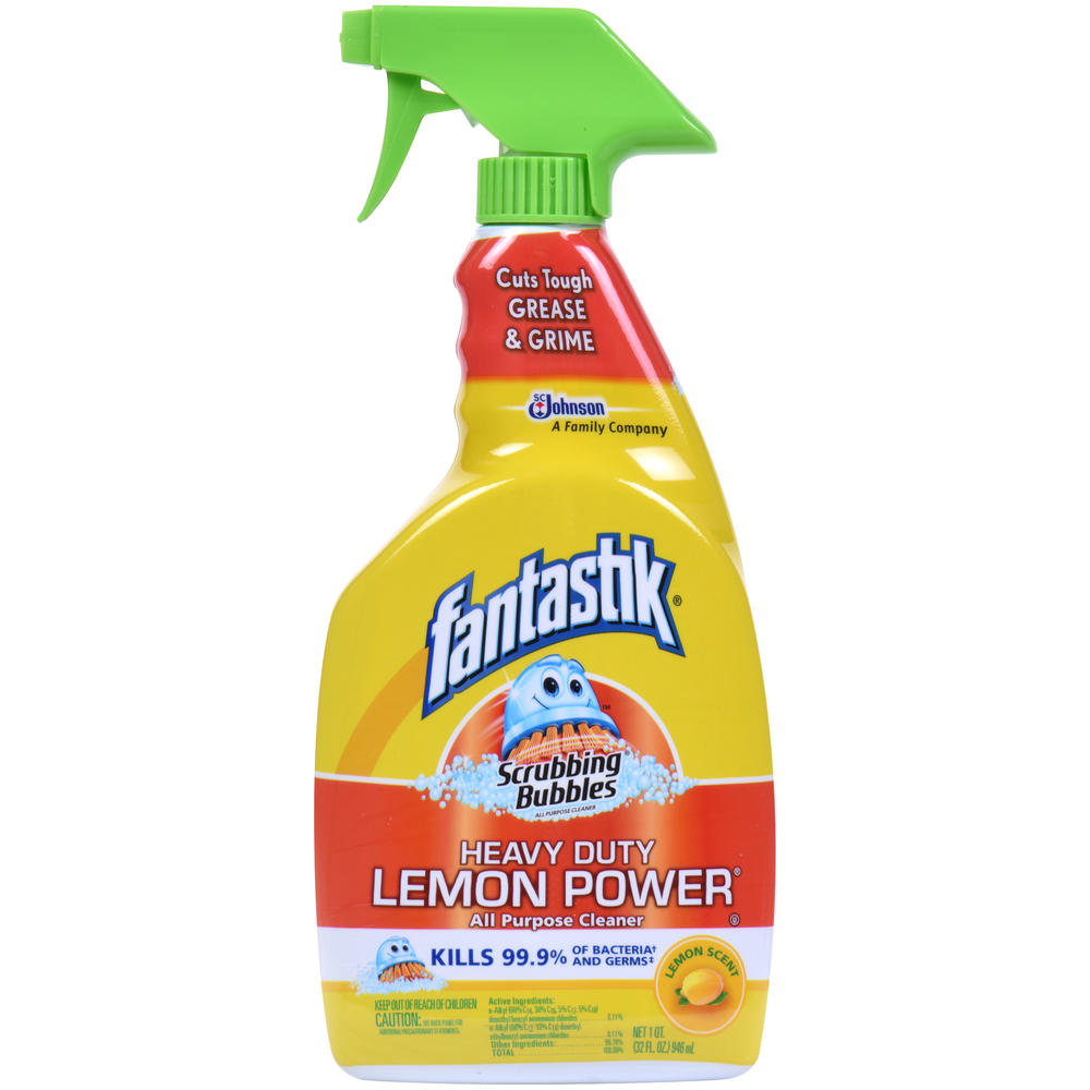 Fantastik Scrubbing Bubbles® Lemon Power All Purpose Cleaner 32 fl. oz. Trigger Spray