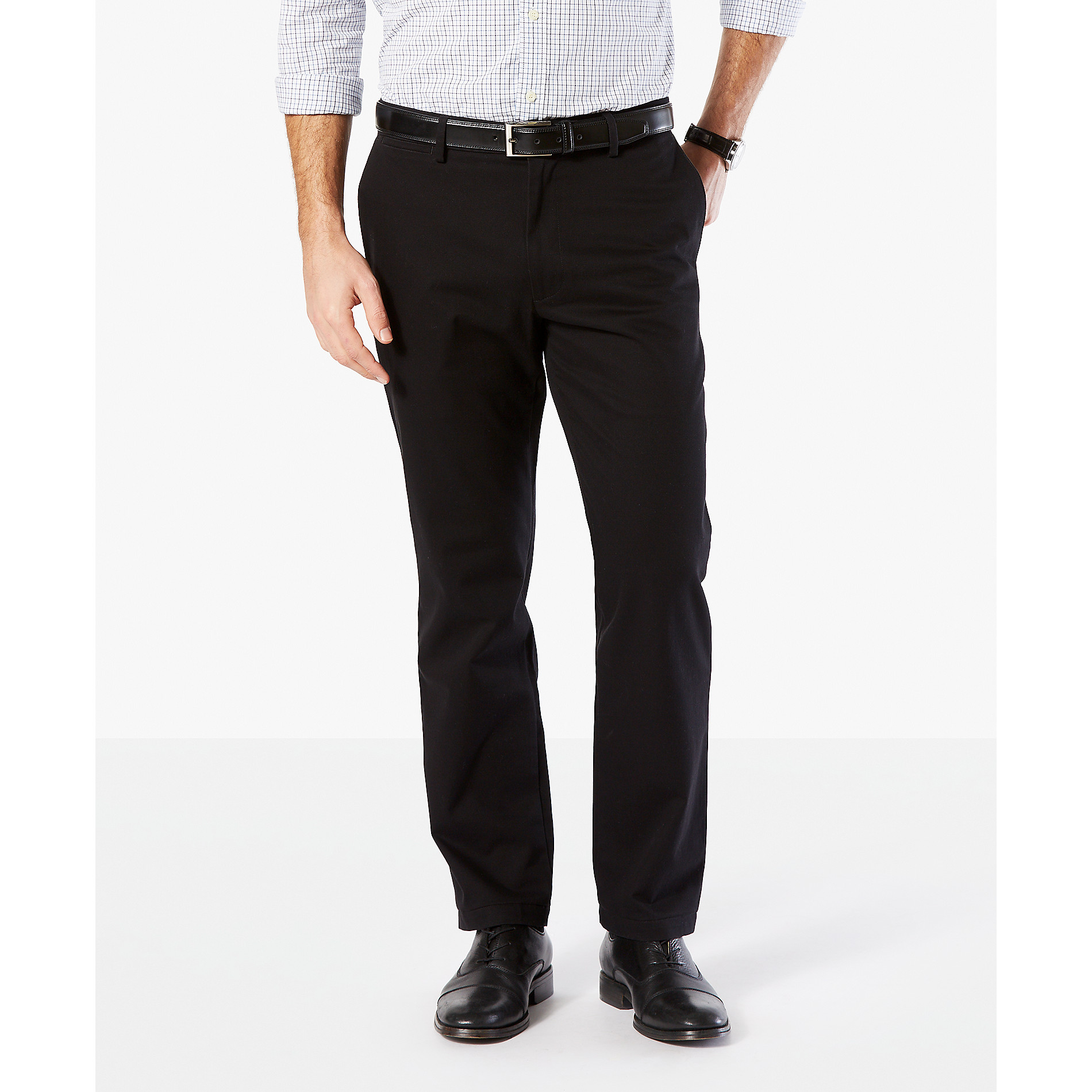 Dockers Men's Straight Fit Signature Khaki Lux Cotton Stretch Pants D2