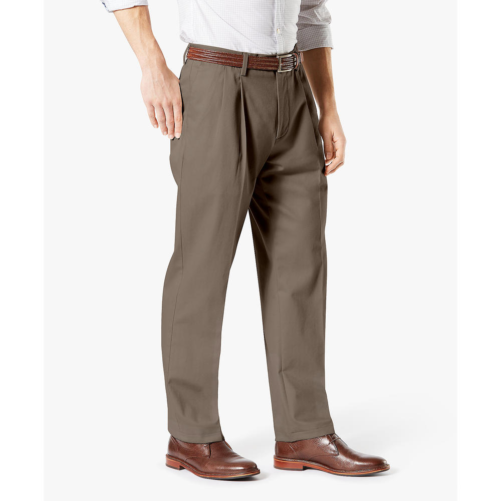 Dockers Men's Classic Fit Signature Khaki Lux Cotton Stretch Pants ...