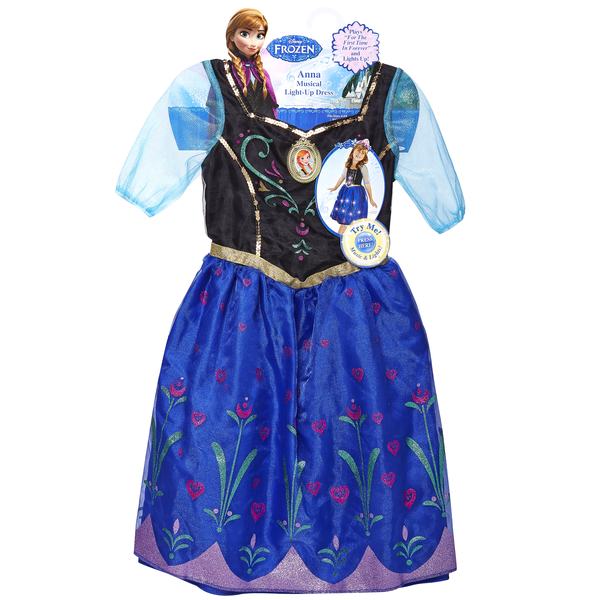 Disney Frozen Anna Musical Light-up Dress