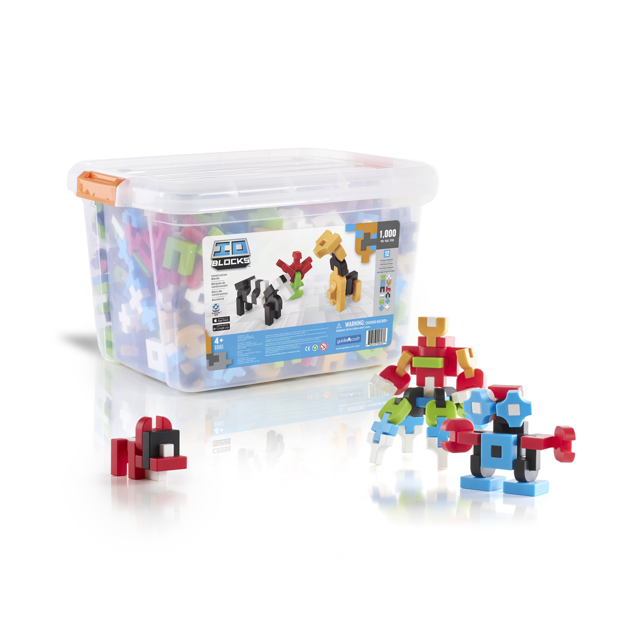 Guidecraft IO Blocks 1 000 Piece Education Set Guidecraft IO Blocks 1 000 Piece Education Set