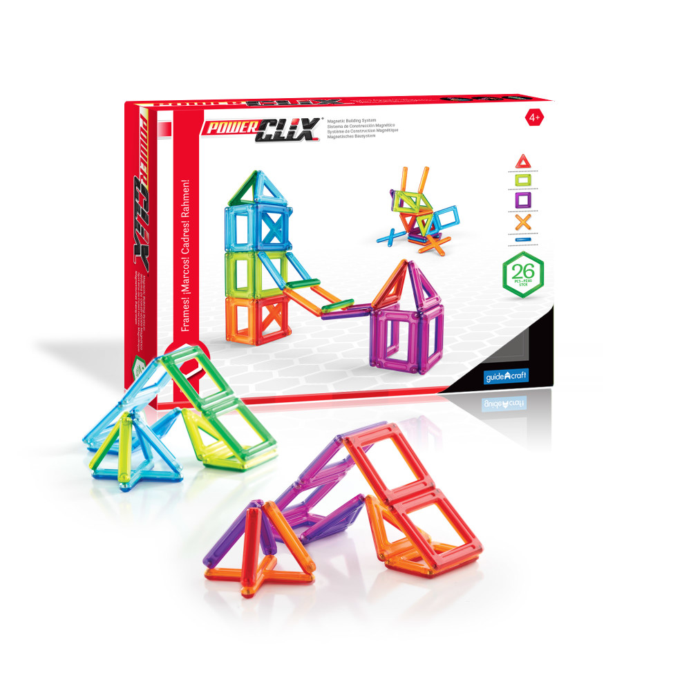 Guidecraft PowerClix Frames Set 26 Piece Set Guidecraft PowerClix Frames Set 26 Piece Set
