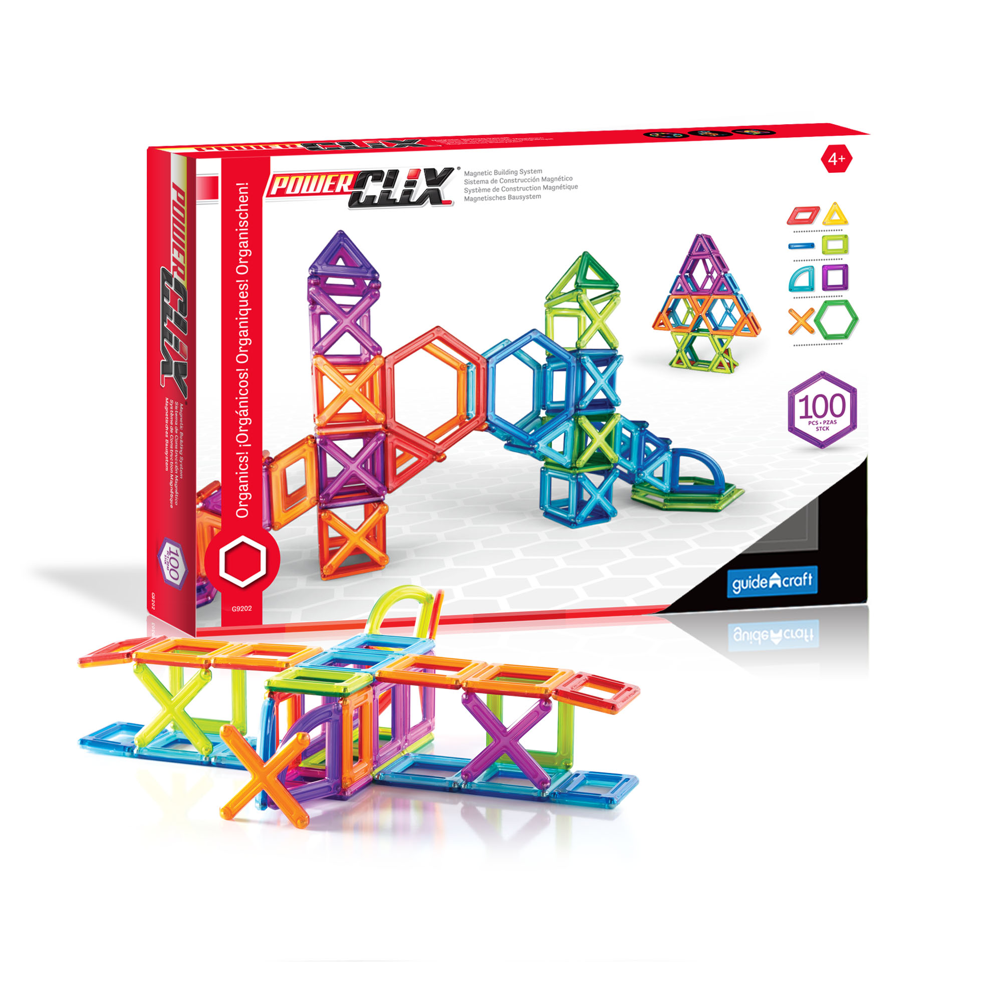 Guidecraft PowerClix Frames 100 Pc Set Guidecraft PowerClix Frames 100 Pc Set