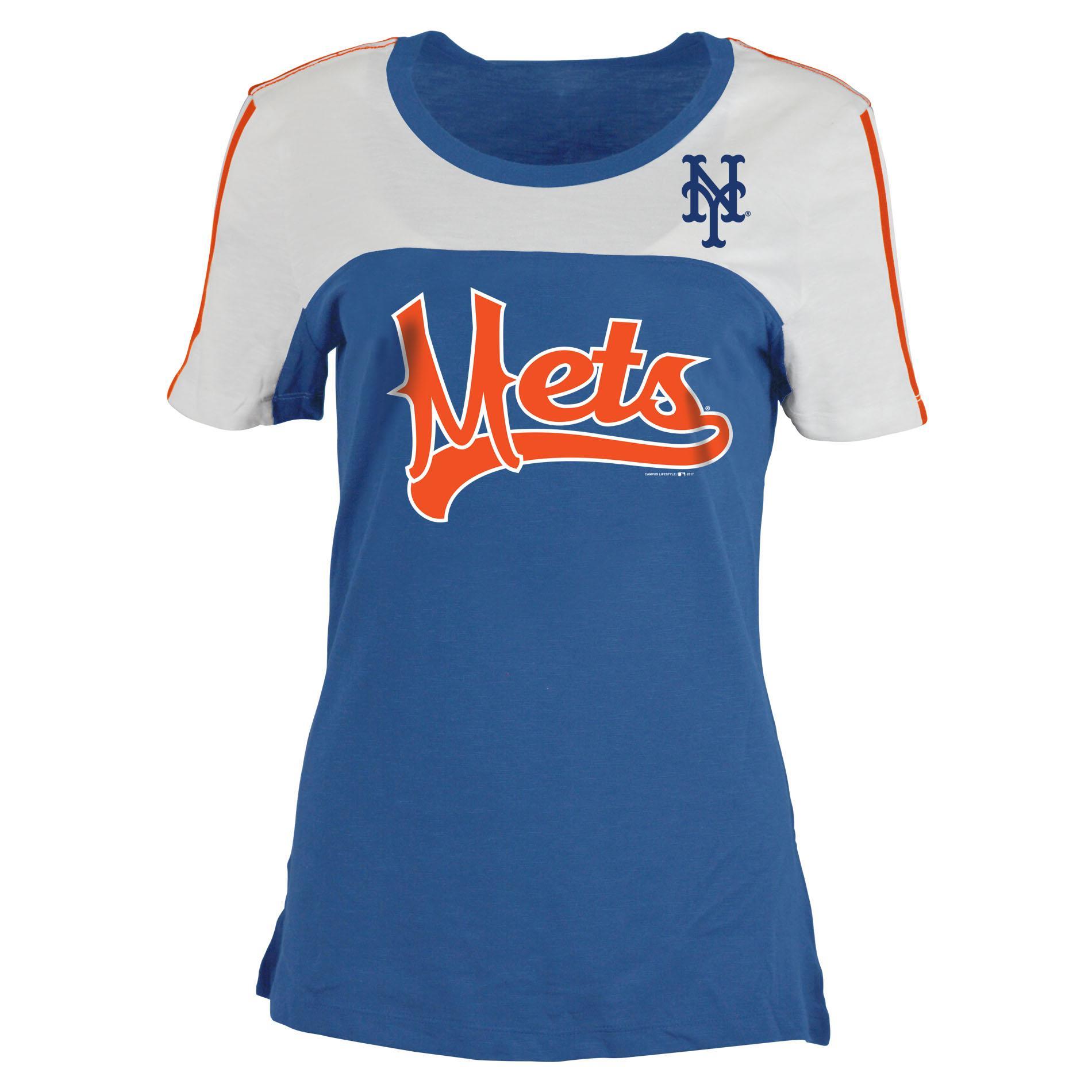 MLB Women's Jersey T-Shirt - New York Mets