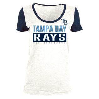 Mlb Women S Burnout Graphic T Shirt Tampa Bay Rays