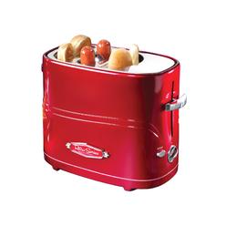 Nostalgia Electrics Nostalgia Adjustable 5 Setting Retro Pop Up Hot Dog Toaster, Fits 2 Regular or Extra Plump Hot Dogs and 2 Buns with Removable ca