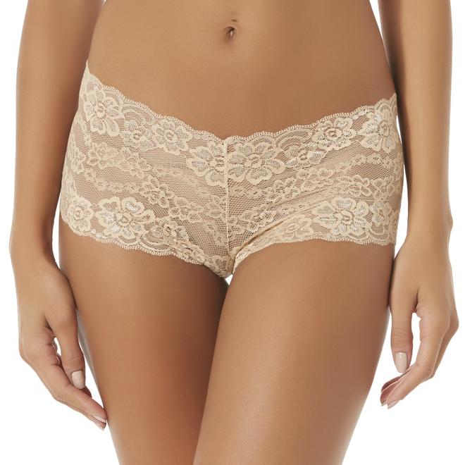 Joe Boxer Junior's Lace Boy Short Panties