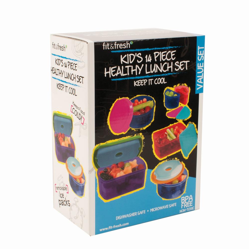 Fit & Fresh Kids' 14 pc. Healthy Lunch Set