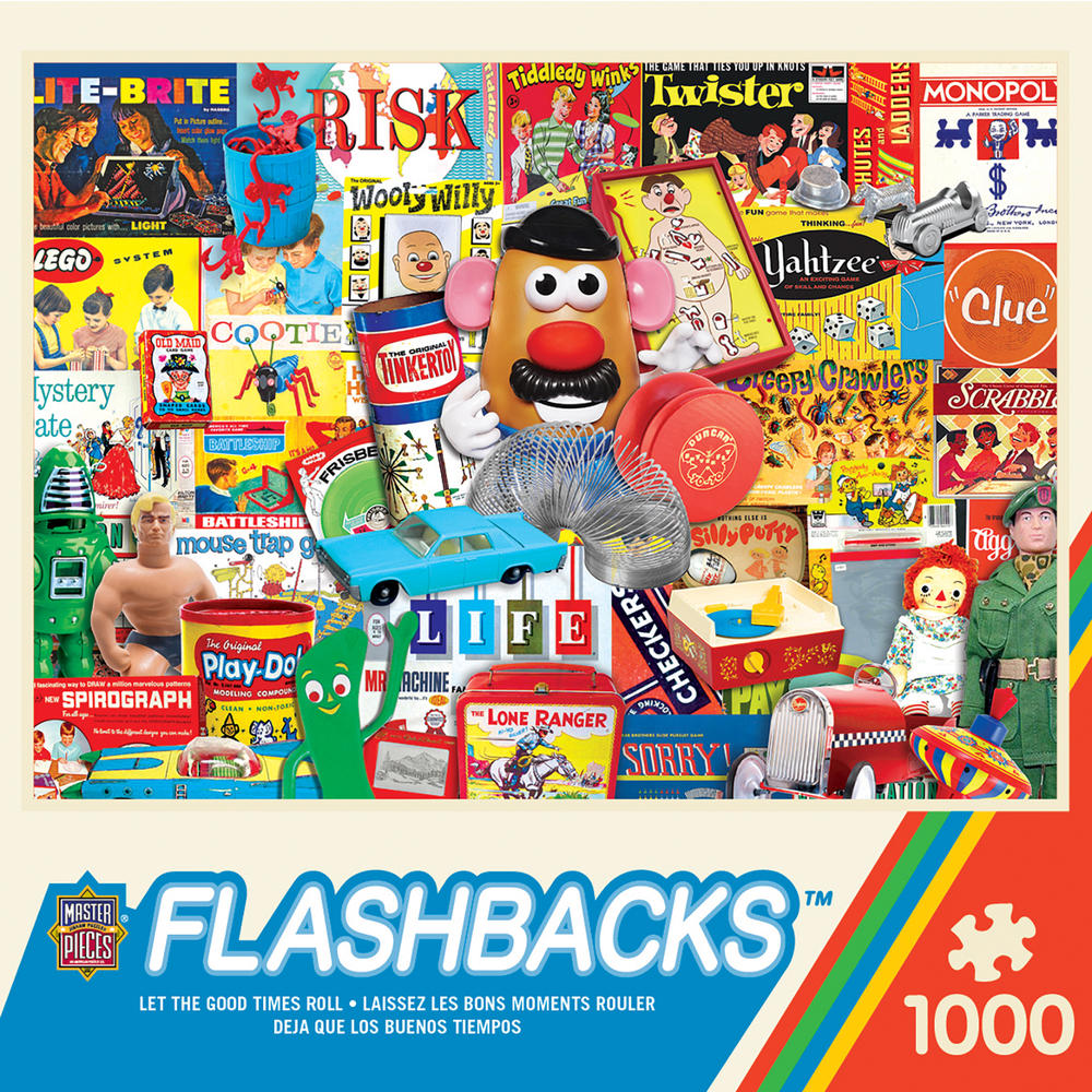 MasterPieces 1000pc Toys Flashbacks Puzzle