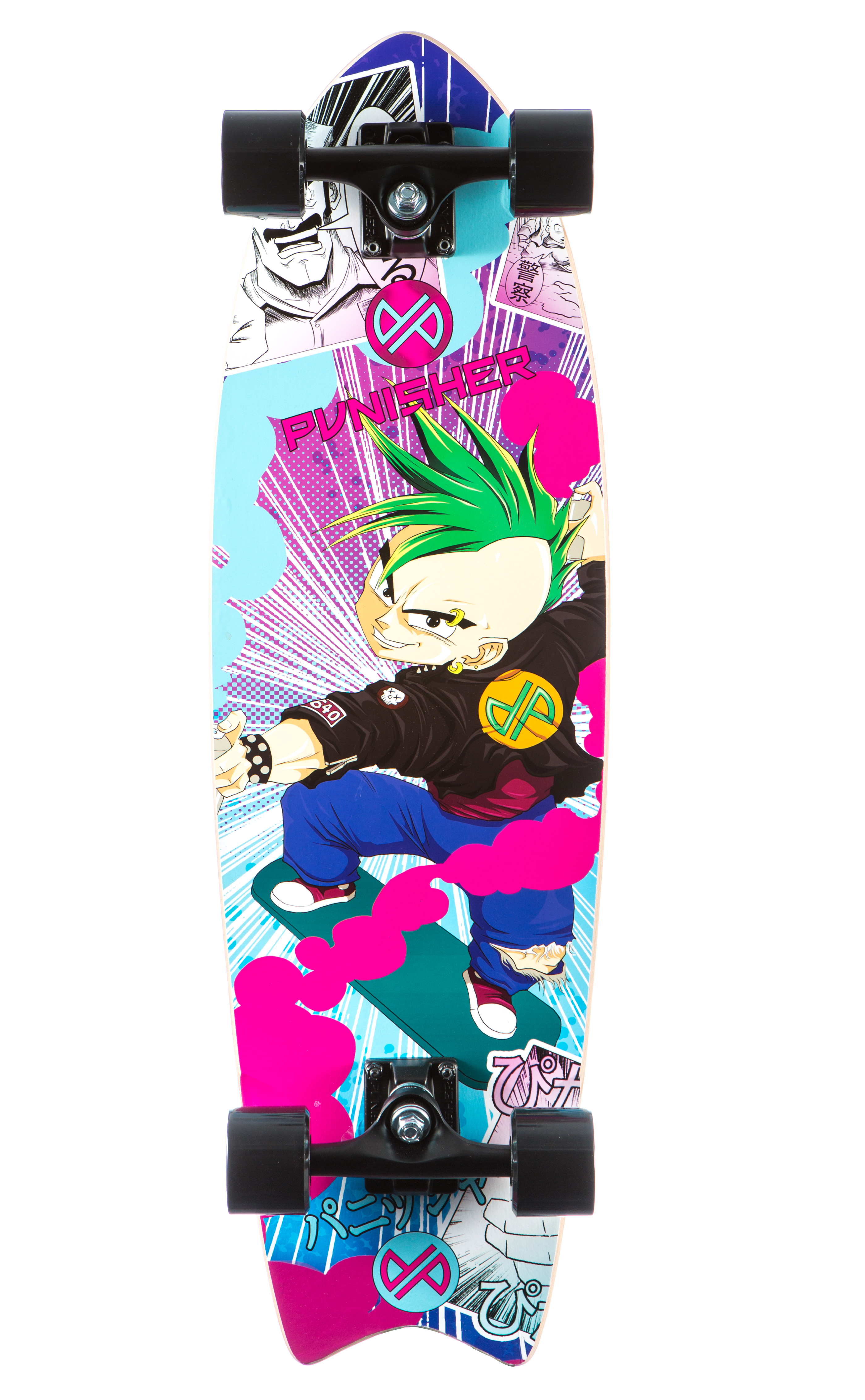 Punisher Skateboards Skateboards Anime Longboard Cruiser Skateboard