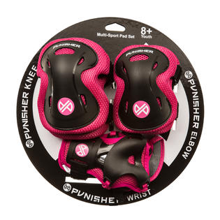 Punisher Skateboards Punisher Elbow, Knee, and Wrist Skateboard Pad Set