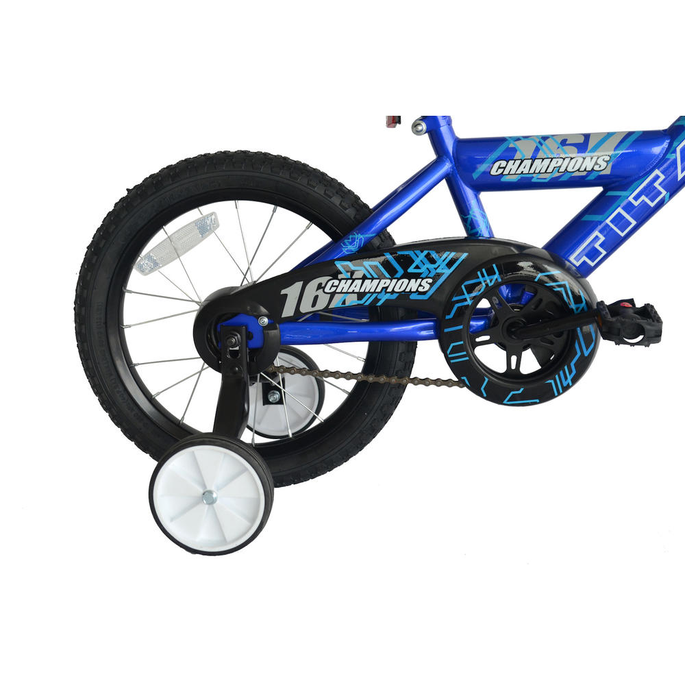 Titan Champions 16-Inch Boys BMX Bike, Blue
