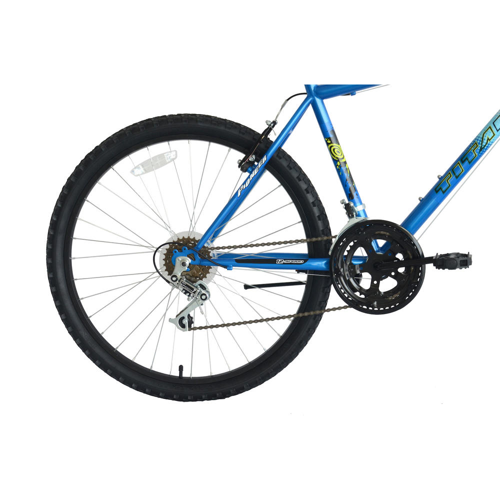 Titan 102-8418 Pioneer Men's All-Terrain Blue Mountain Bike