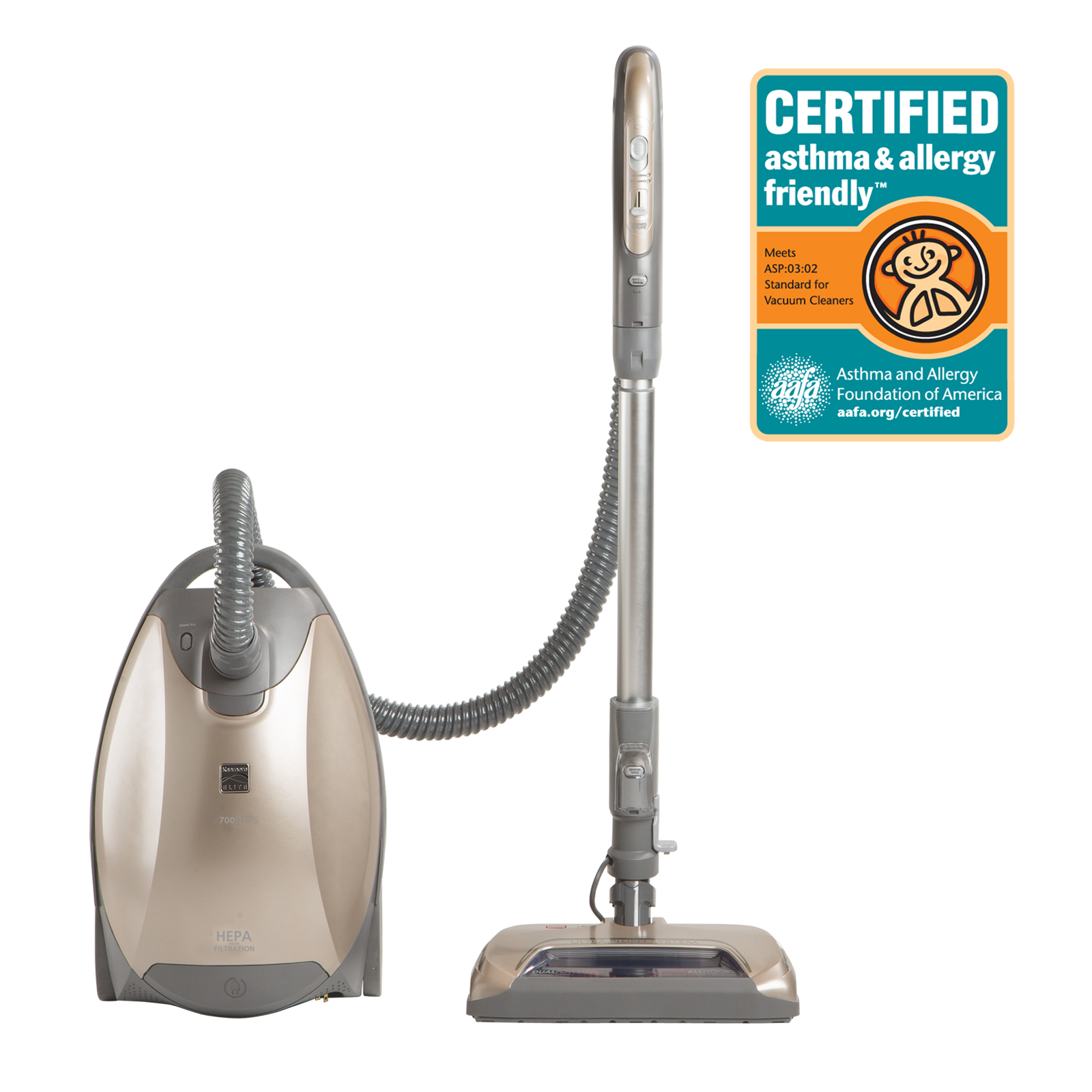 Details About Kenmore Elite 81714 Pet Friendly Canister Vacuum With Ultra Plush Nozzle Gray