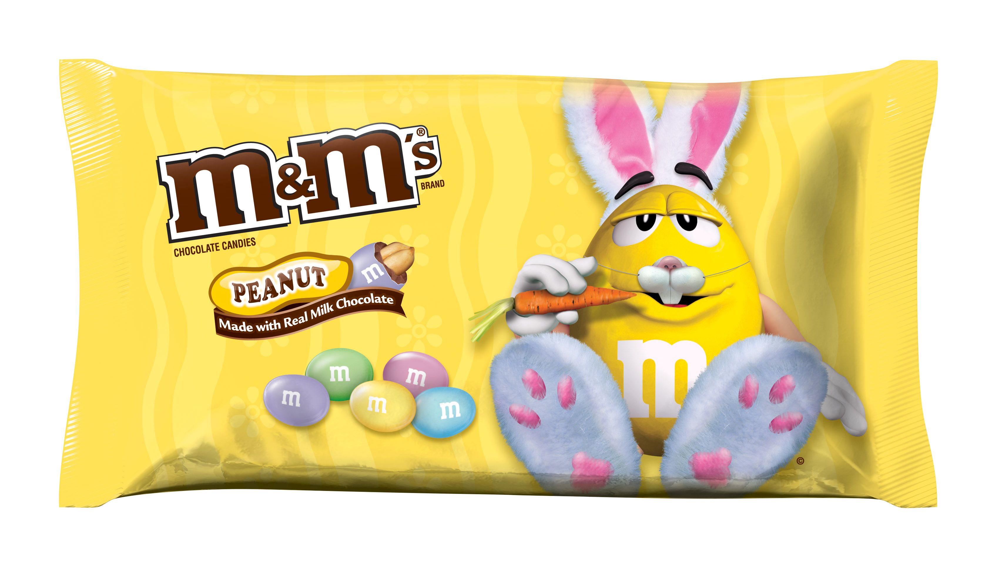 Mars M&M Easter Peanut Chocolate Candy, 12.6 Oz.