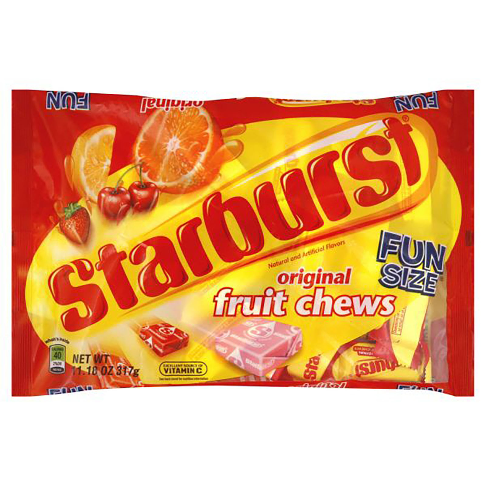 Mars Starburst original Fun Size Fruit Chews Bag, 11.18 Oz.