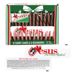 Scripture Candy Canes and Bookmarks, 12 Piece