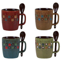 Gibson mr. coffee mug, 8 piece set, cafe americano